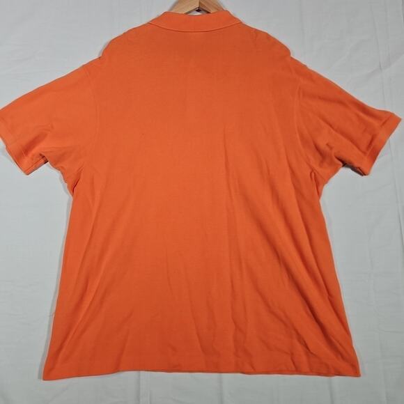 Lacoste Polo Shirt Mens 4XL (9) Cotton Embroidered Croc Logo Peach Tag 9 Preppy - Picture 7 of 9